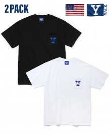 Y BULLDOG POCKET TEE 2PACK