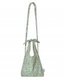 썸띵굿(SOMETHING GOOD) Floral Tie Eco Bag Mini-Cross_GREEN