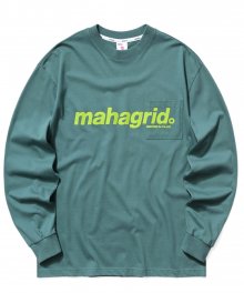 LOGO POCKET LS TEE GREEN(MG2AFMT552A)