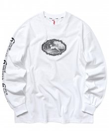 HUNTING DOG LS TEE WHITE(MG2AFMT553A)