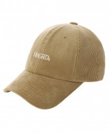 CLASSIC LOGO CORDUROY B.B CAP BEIGE(MG2AFMAB22A)