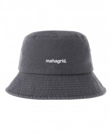 WASHED BUCKET HAT CHARCOAL(MG2AFMAB26A)