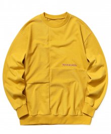 BLOCK REVERSIBLE SWEATSHIRT MUSTARD(MG2AFMM471A)