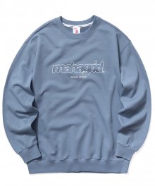 MARU LOGO SWEATSHIRT BLUE(MG2AFMM460B)