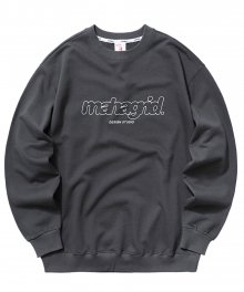 MARU LOGO SWEATSHIRT CHARCOAL(MG2AFMM460B)