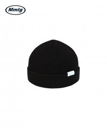 [Mmlg] MMLG RIB BEANIE (BLACK)