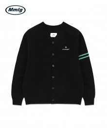 [Mmlg] L/E COLLEGE CARDIGAN (BLACK)