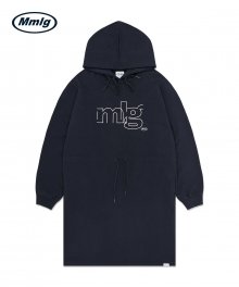 [Mmlg] MLG HOOD ONE-PIECE (PURPLE NAVY)