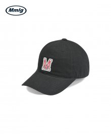 [Mmlg] COLLEGE M CAP (CHARCOAL BLACK)