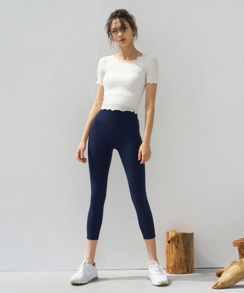 Йога одежда DEVI-B0037-Navy 8 part pilates leggings