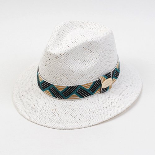 UNIVERSAL CHEMISTRY - Cool Line Swing White Short Fedora Summer Fedora