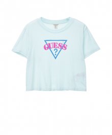 [ORIGINALS]여성 변형 ▽로고 GUESS 반팔 티셔츠