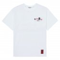 비욘드클로젯(BEYOND CLOSET) [B.C X M.S]아이비 로고 클래식 1/2 티셔츠 화이트
