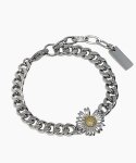 셉텐벌5(SEPTEMBER5) Bold sunflower chain bracelet