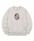 Flower Frame Sweatshirt [OATMEAL]
