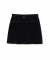 Corduroy Stud Skirt [BLACK]