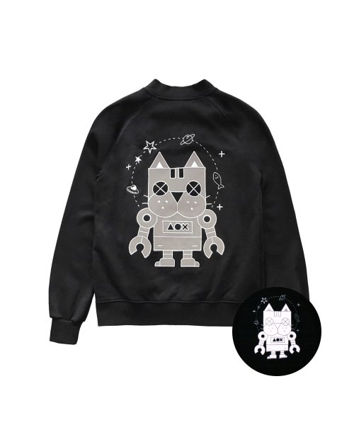 Куртка bomber Cat robot (Black)
