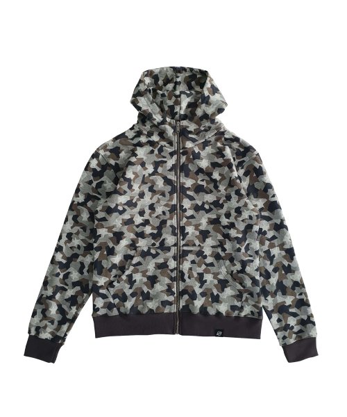 Black and cheap grey camo hoodie