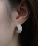 하스(HAS) HXS02 Half ring acrylic earrings