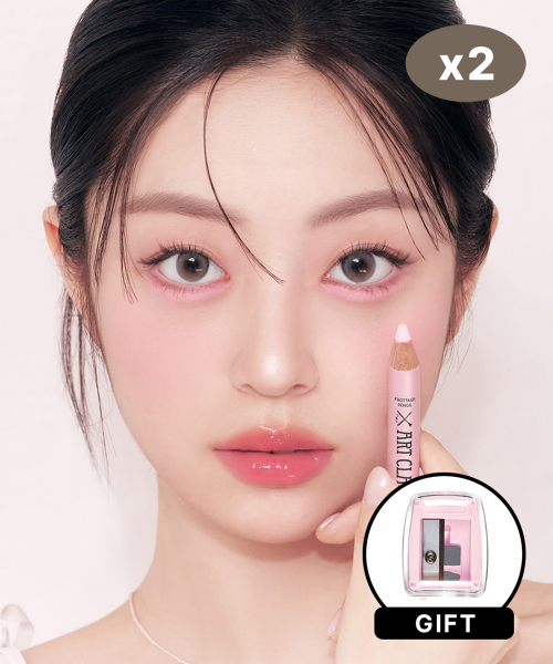 투쿨포스쿨() [2EA] 아트클래스 프로타주 펜슬 (+핑크 샤프너) 상품 이미지