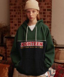Highteen Piping Hood T-shirt(NAVY)