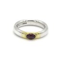 오드콜렛(ODDCOLLET) [SILVER925]marriage bend ring (red)