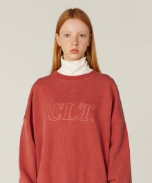 CLT OUTLINE SWEAT-SHIRT RED(CY2AFFM443A)