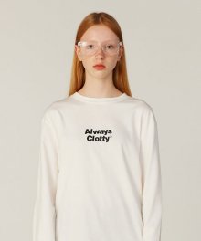 ALWAYS CLOTTY LONG SLEEVE WHITE(CY2AFFT550A)