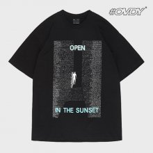 OPEN IN THE SUNSET 반팔 티셔츠_DYMASVM9157