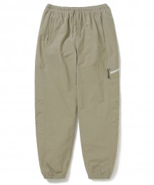 Zip Jogging Pant Beige