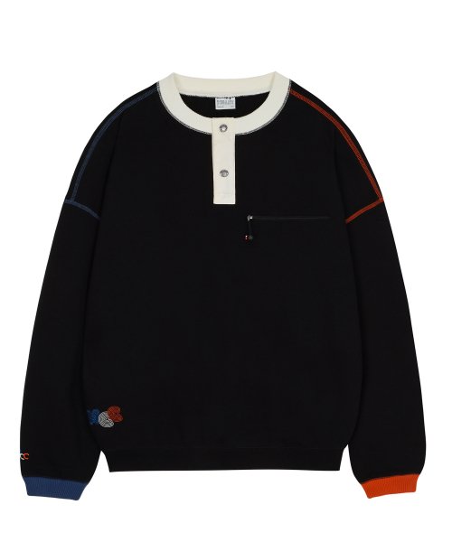 ★人気★【MILLET CLASSIC】★SHERPA CREWNEC.K★スウェット★ 밀레 클래식(MILLET CLASSIC) SHERPA CREWNECK BLACK - 사이즈