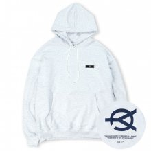 BASIC LOGO HOODIE-LIGHT GREY