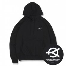 BASIC LOGO HOODIE-BLACK