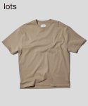 라츠(LOTS) 헤비 웨이트 슬릿 티셔츠 헤이즐넛 베이지