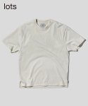 라츠(LOTS) 헤비 웨이트 슬릿 티셔츠 버터 아이보리