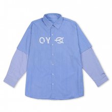 LAYERED LOGO SHIRTS-STRIPE