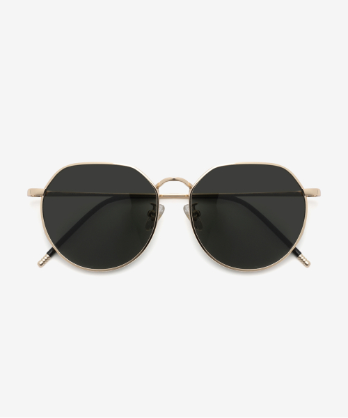 ◆RIETI◆ ZOE RT C4006 C4 GOLD ZOERTC4006C4 리에티]리에티 선글라스 ZOE RT C4006 C4, Black Lens + Gold