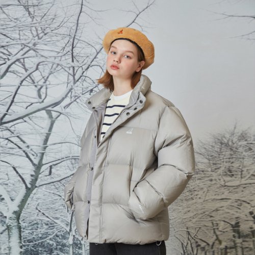 kangol short puffer jacket