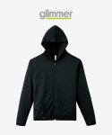 글리머(GLIMMER) 338-AMZ 드라이 후드 집업 블랙