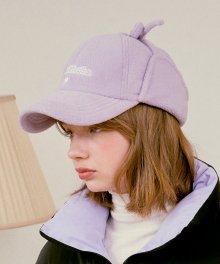 (CH-20701) FLEECE CAMP CAP LAVENDER