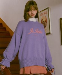 (KT-20734) LITTLE GIRLS KNIT PULLOVER LAVENDER