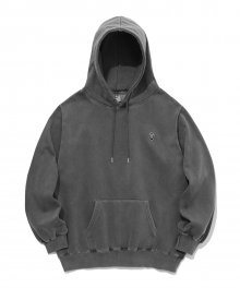 U WAPPEN PIGMENT HOODIE_BLACK(IK2AFMM402A)