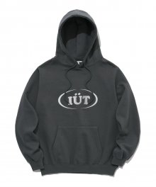 OVAL LOGO HOODIE_CHARCOAL(IK2AFMM403A)