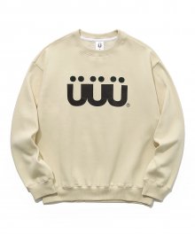 UUU SWEATSHIRTS_CREAM(IK2AFMM445A)