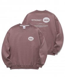 PILL LOGO SWEATSHIRTS_MAUVE(IK2AFMM441A)