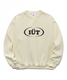 OVAL LOGO SWEATSHIRTS_CREAM(IK2AFMM444A)