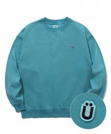 LOGO WAPPEN PIGMENT SWEATSHIRTS_MINT(IK2AFMM443A)