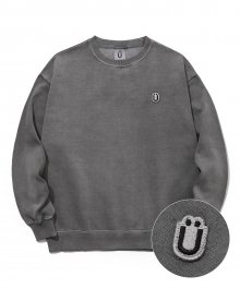 LOGO WAPPEN PIGMENT SWEATSHIRTS_BLACK(IK2AFMM443A)