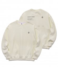 U LOGO SWEATSHIRTS_CREAM(IK2AFMM442A)