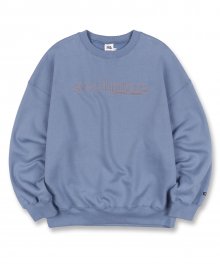 Retro Outline Sweatshirt Blue
